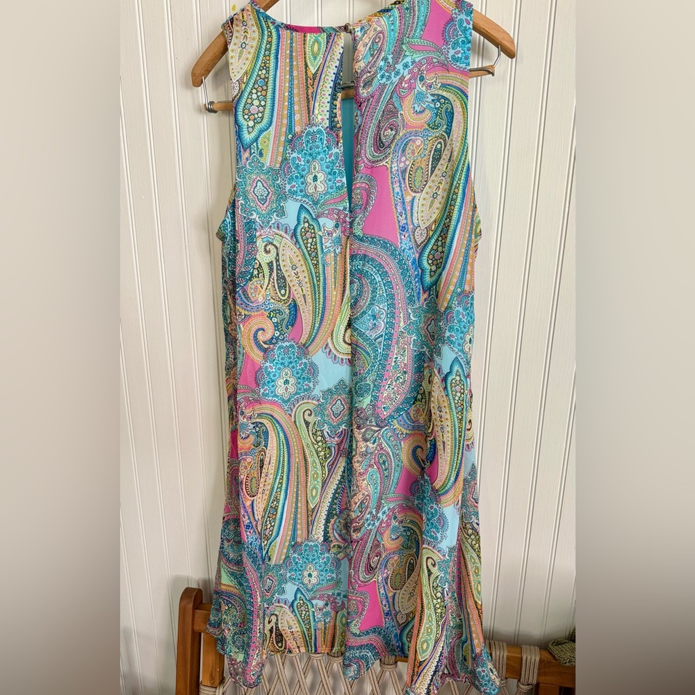 Tommy Hilfiger Paisley Dress Size 10 in excellent condition - Picture 4 of 7